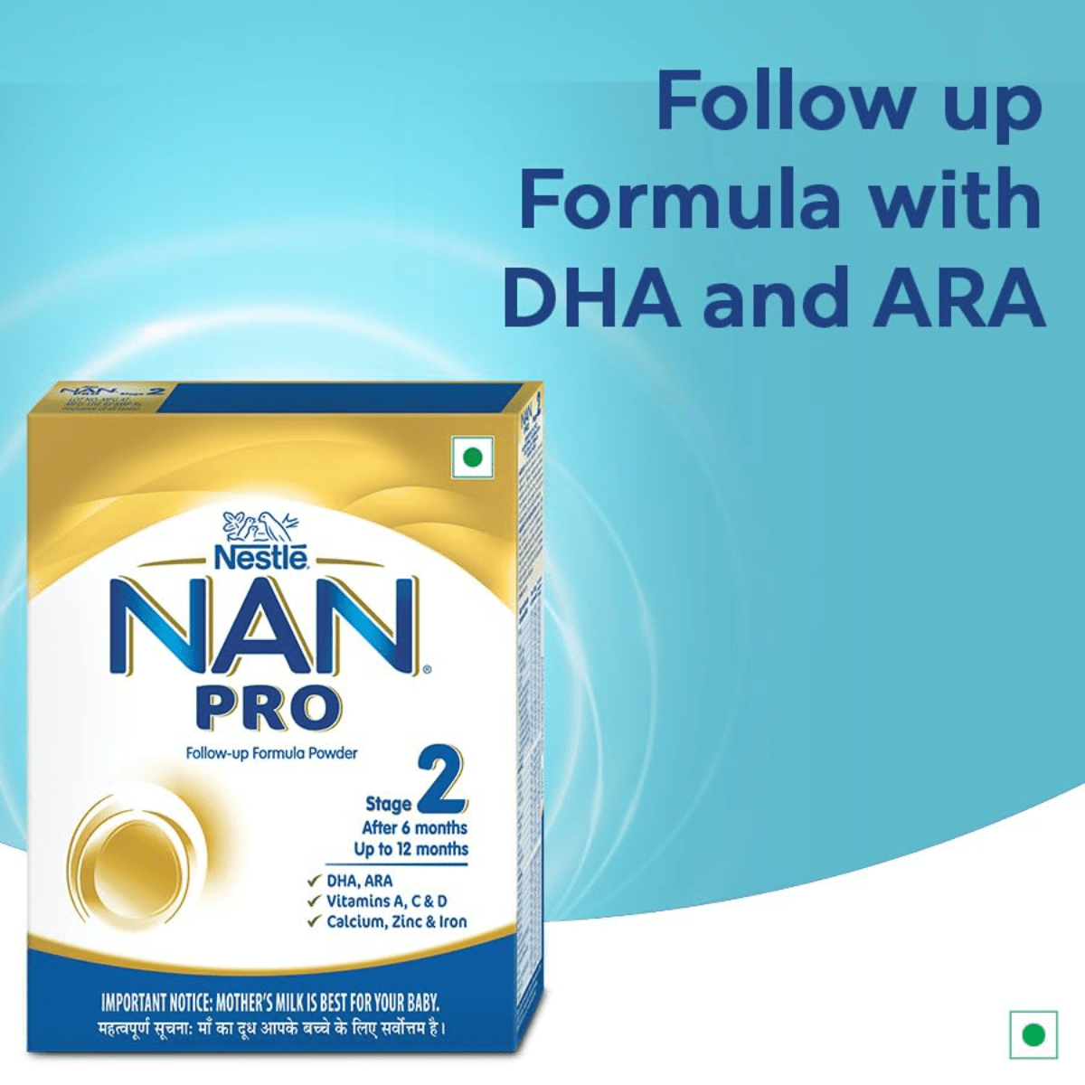 NESTLE NAN PRO - 2 (6 TO 12 MONTH) | 400gm - HEALTH AIM PHARMACY