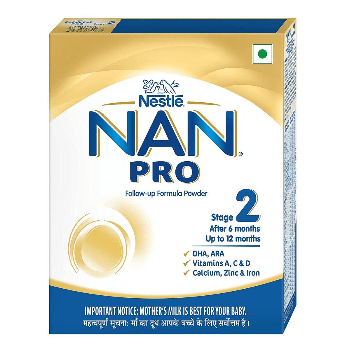 NESTLE NAN PRO - 2 (6 TO 12 MONTH) | 400gm - HEALTH AIM PHARMACY
