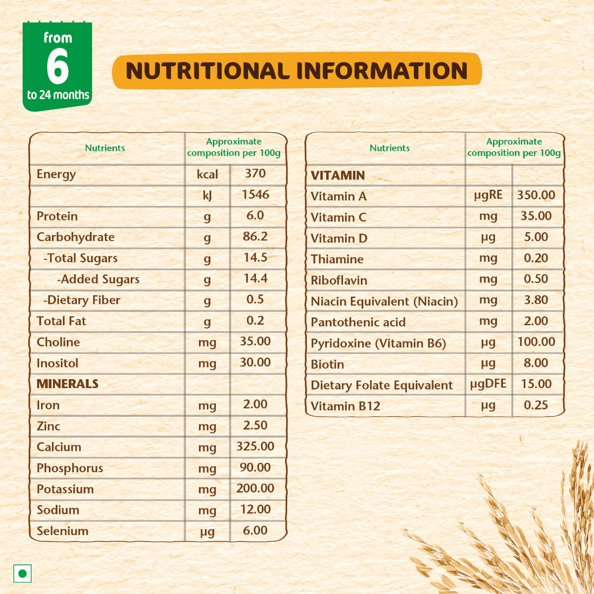 NESTLE NESTUM RICE - 6 (6 TO 24 MONTH) 400G - HEALTH AIM PHARMACY