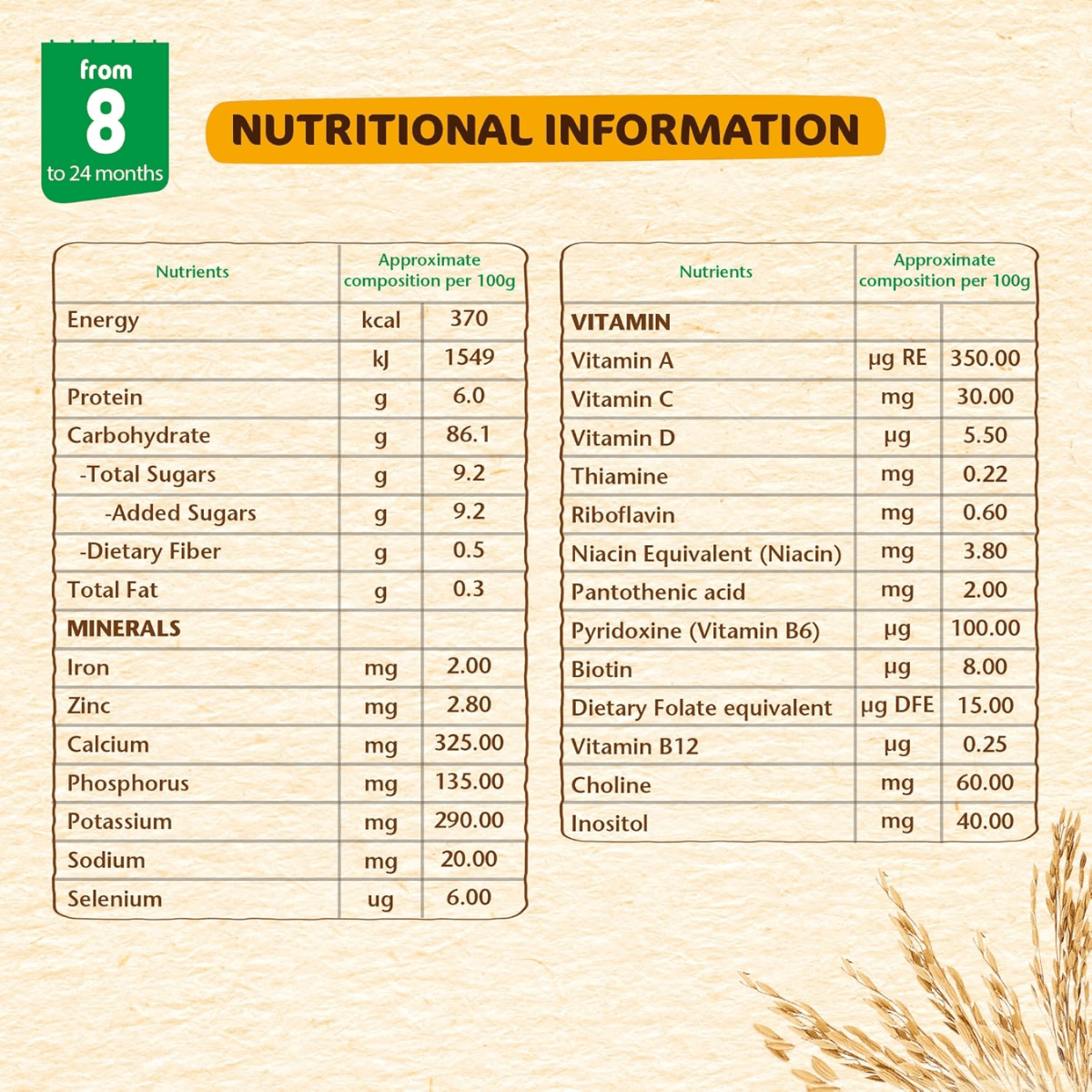 NESTLE NESTUM RICE VEGETABLES - 8 (8 TO 24 MONTH) 300G - HEALTH AIM PHARMACY