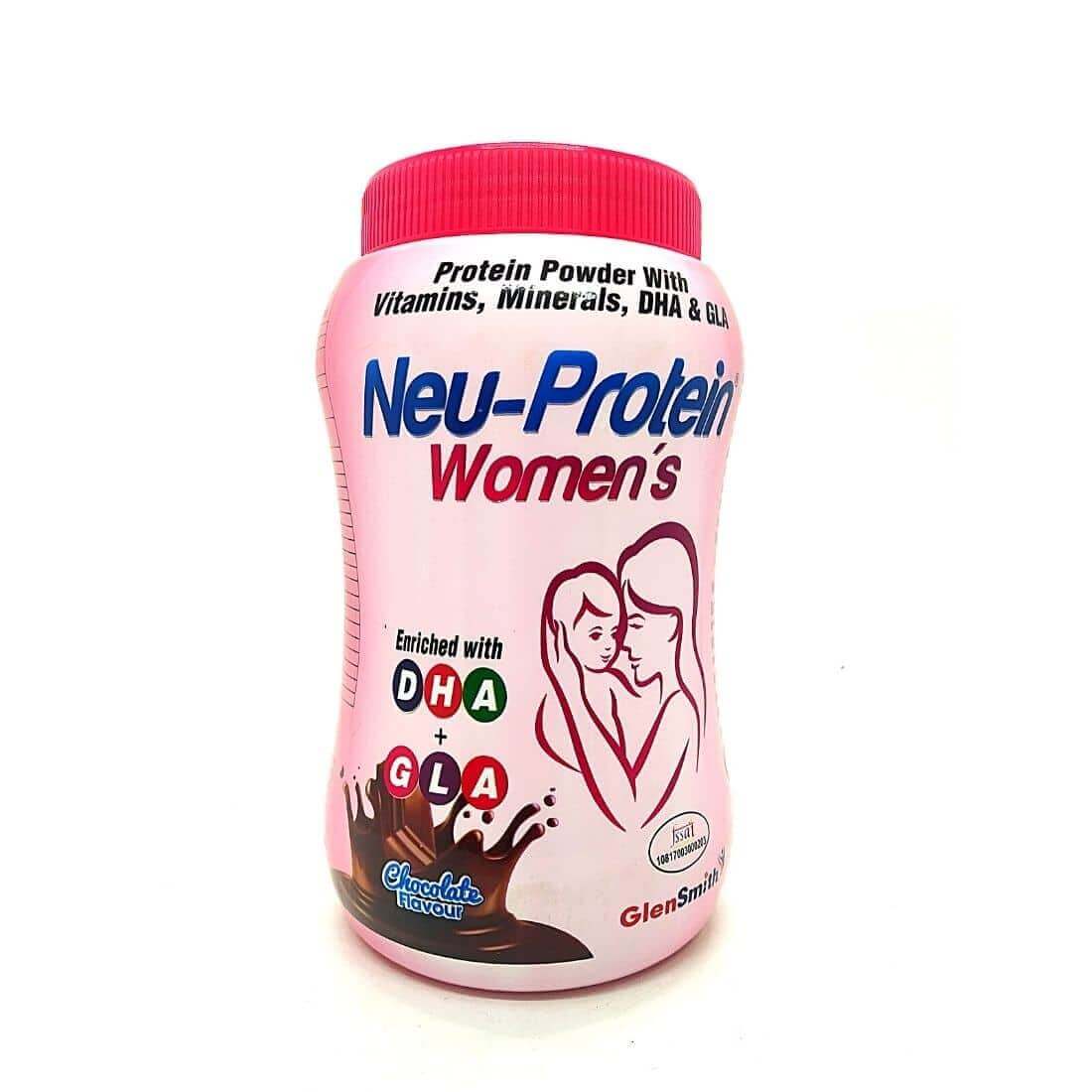 Neu Protein Women’s Powder 200gm – Chocolate Flavour with DHA, GLA & Vitamins - HEALTH AIM PHARMACY
