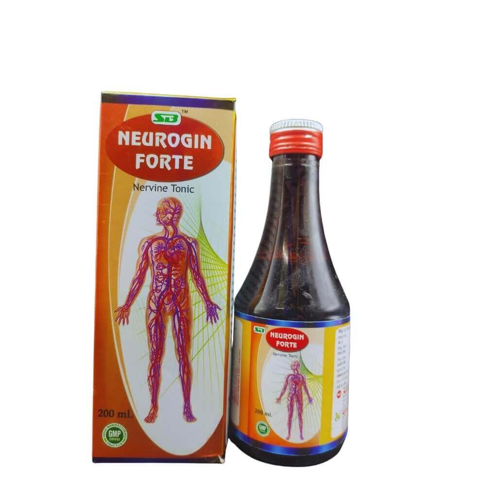 Neurogin Forte Nervine tonic 200ml ( pack of 3) - HEALTH AIM PHARMACY