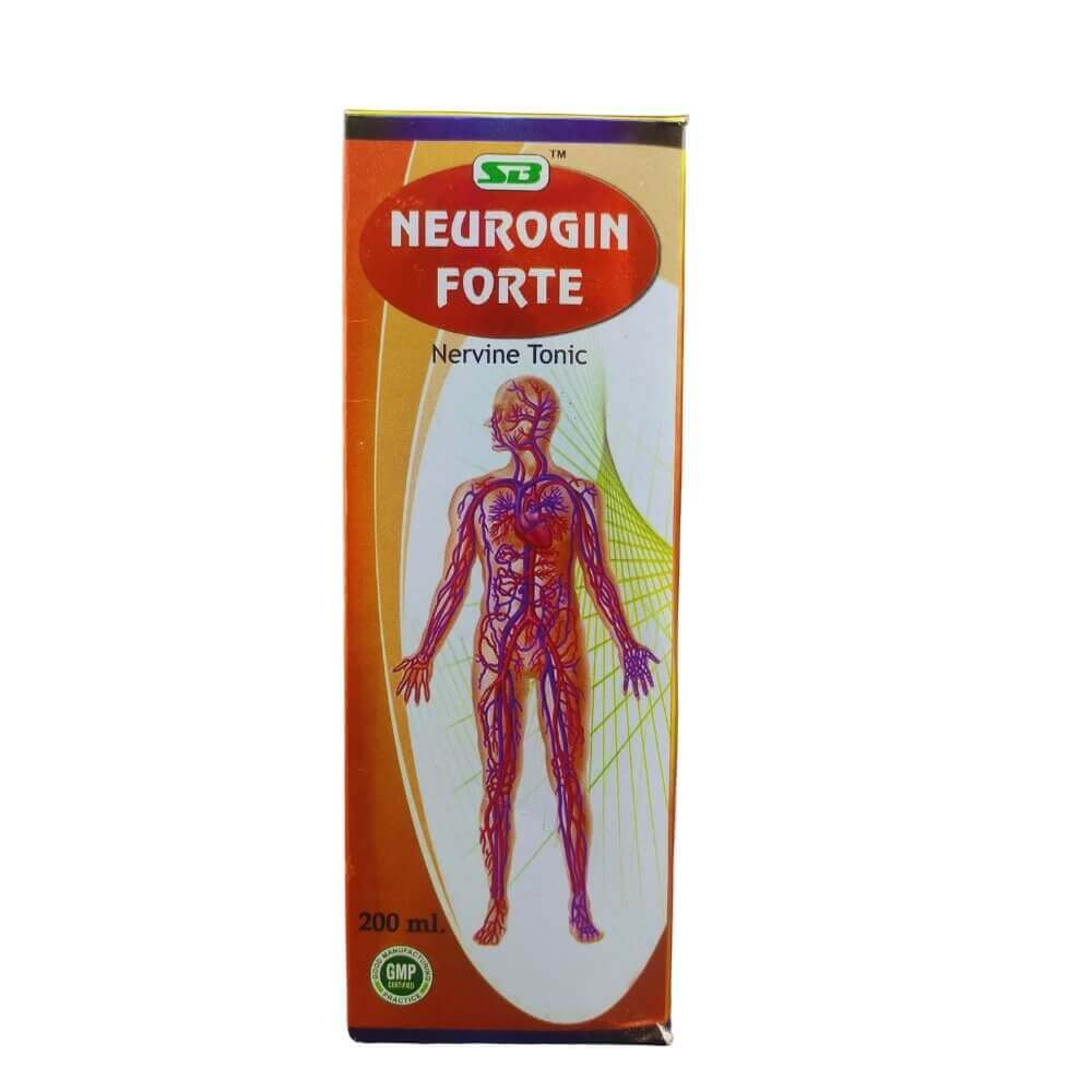 Neurogin Forte Nervine tonic 200ml ( pack of 3) - HEALTH AIM PHARMACY