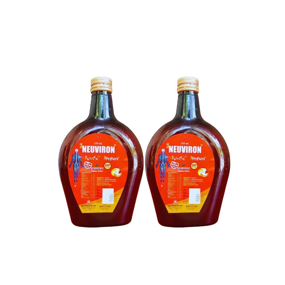 Neuviron tonic 450ml For Nerve (pack of 3) - HEALTH AIM PHARMACY