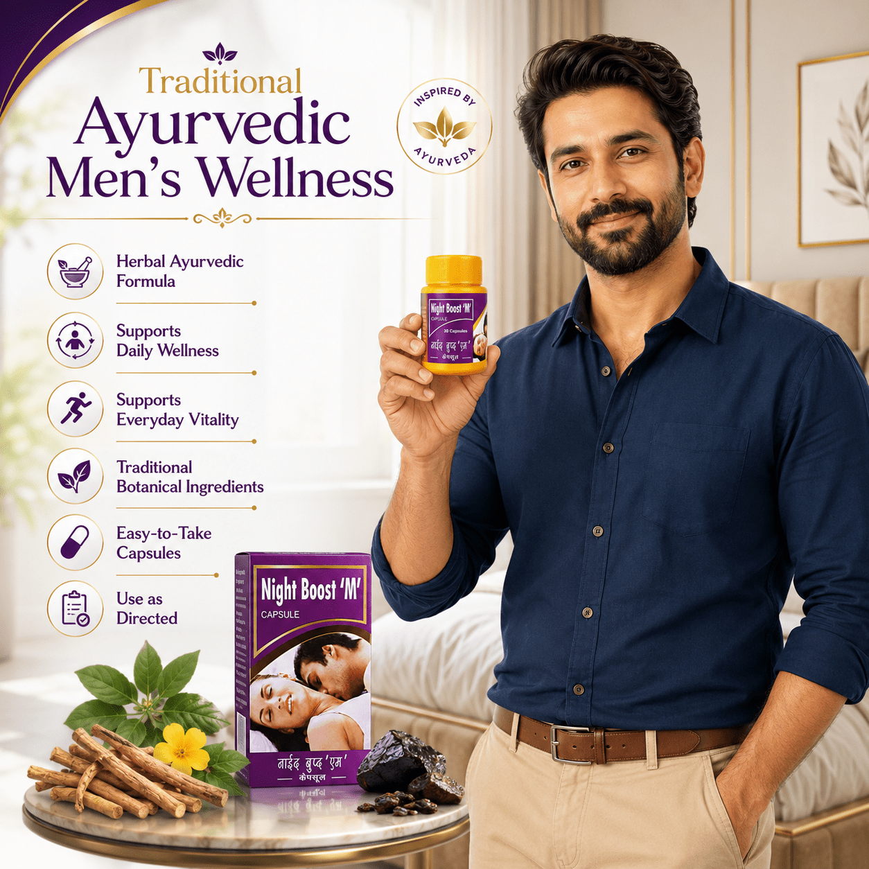 Night Boost 'M' Capsule (Pack of 2) - HEALTH AIM PHARMACY