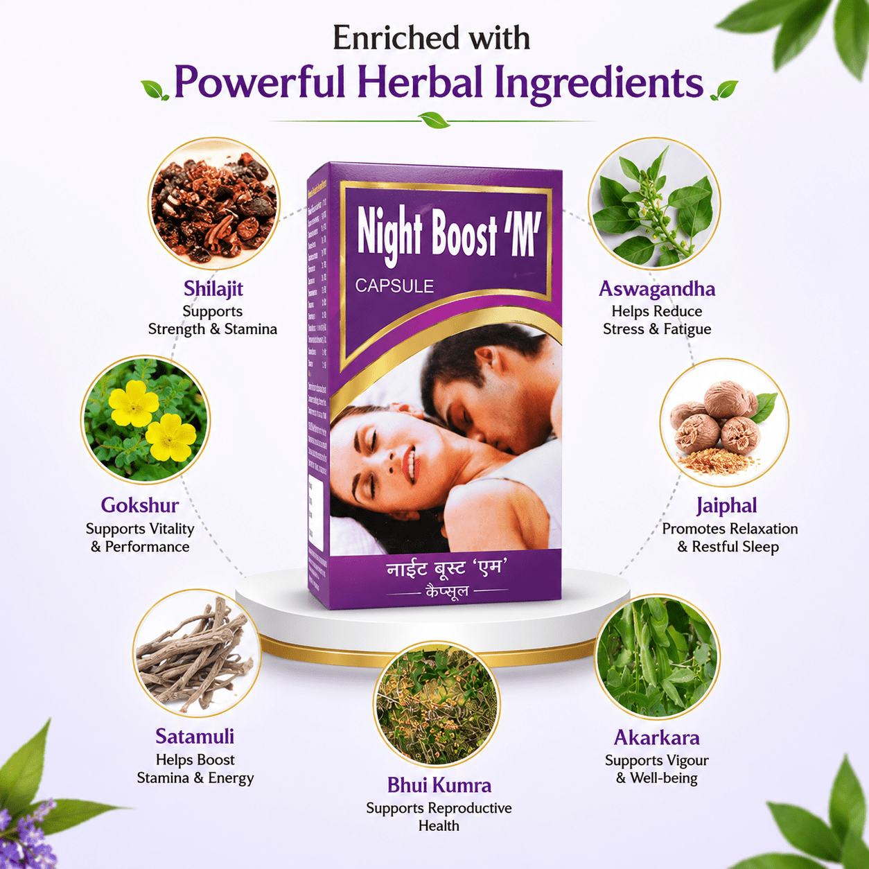 Night Boost 'M' Capsule (Pack of 2) - HEALTH AIM PHARMACY