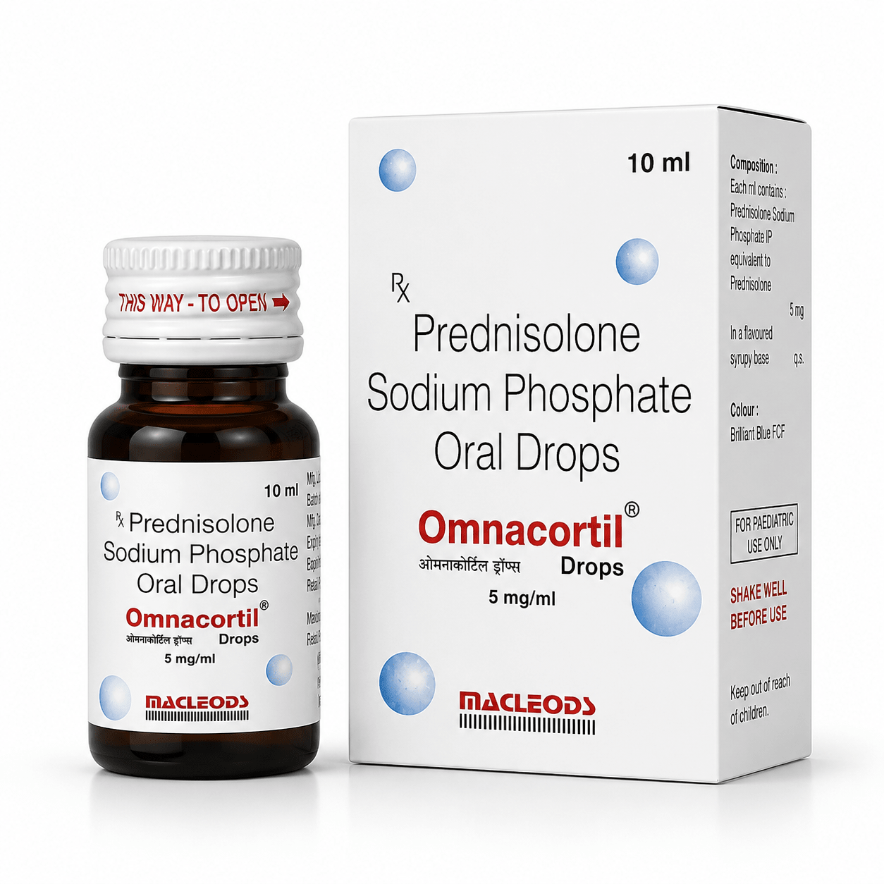 Omnacortil Oral Drops 10ml - HEALTH AIM PHARMACY