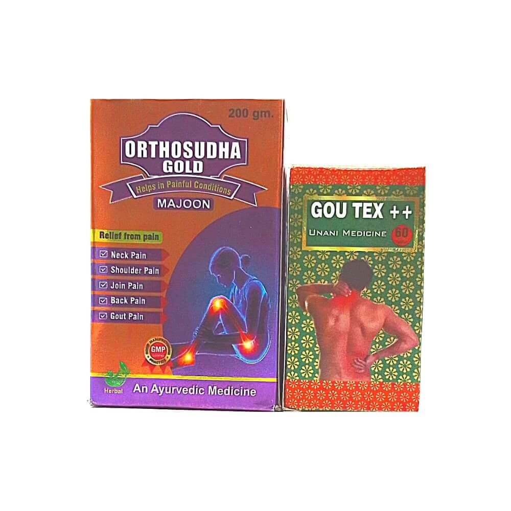 Orthosudha Gold Majoon & Gou Tex ++Tablet(combo pack) - HEALTH AIM PHARMACY