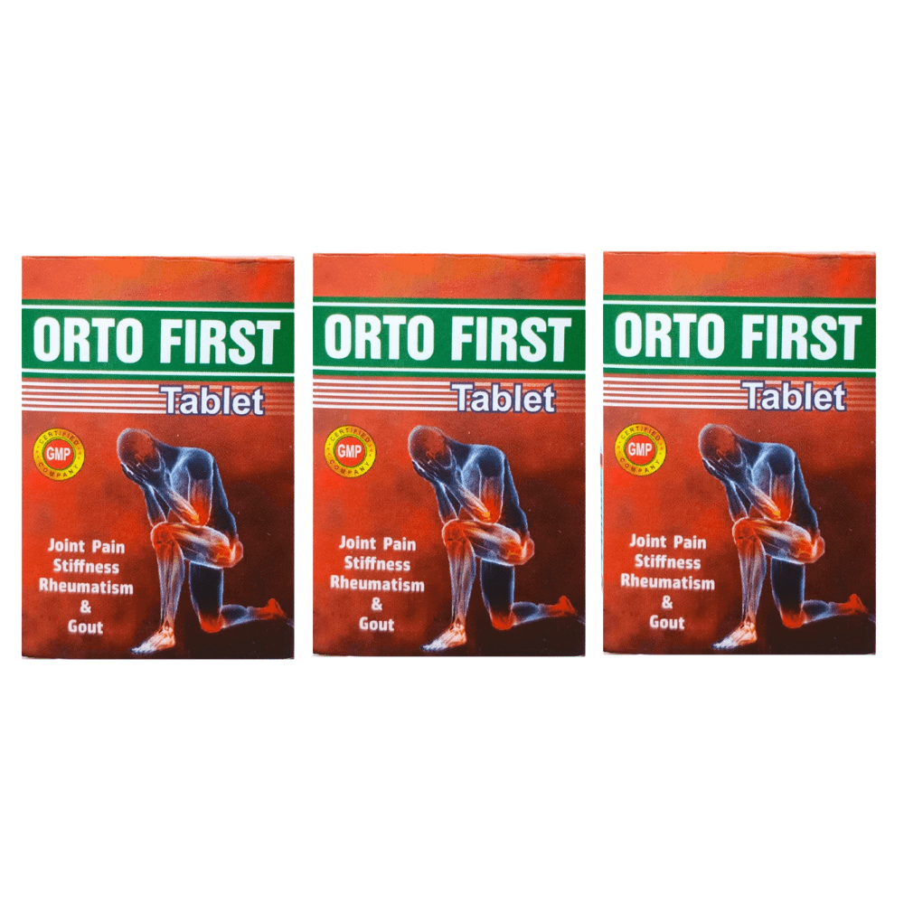 Orto First Tablet For Joint Pain Relief ( Pack Of 3 ) - HEALTH AIM PHARMACY