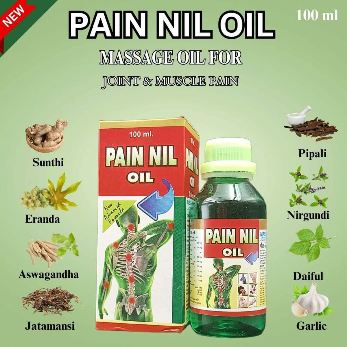 PAIN NIL OIL (Pack of 4) - HEALTH AIM PHARMACY