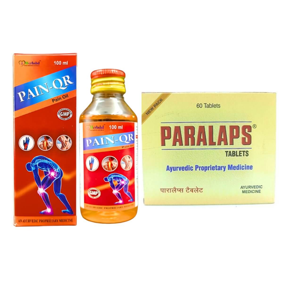 Paralaps tablets & Pain - Qr Oil All helps to relieve pain - HEALTH AIM PHARMACY