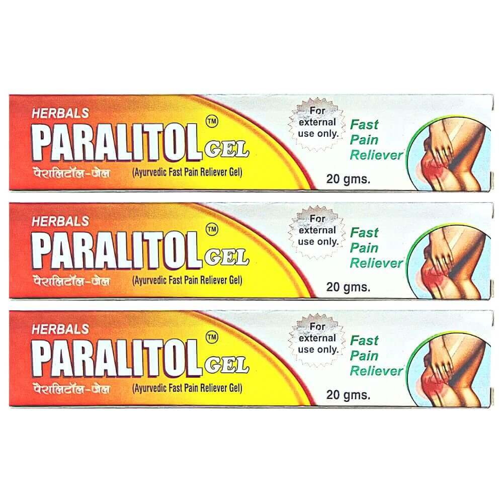 PARALITOL GEL 20 GMS(PACK OF 3) - HEALTH AIM PHARMACY