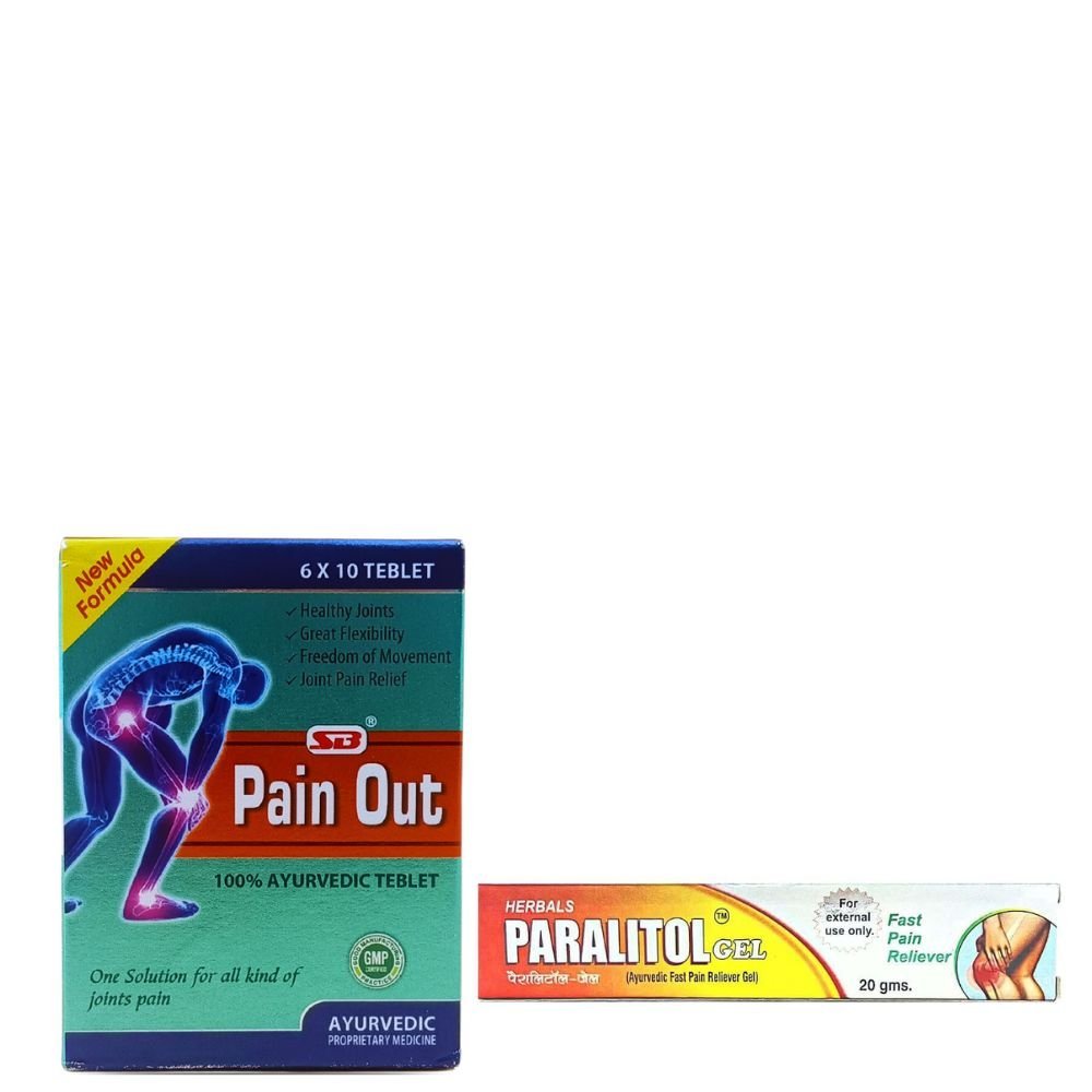Paralitol Gel 20gm & SB Pain Out 60 Tablet - HEALTH AIM PHARMACY
