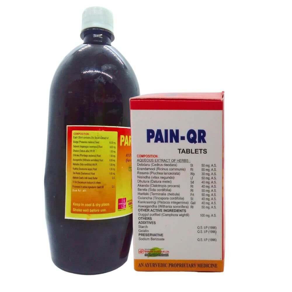 Paralitol Massage Oil & Pain - QR Tablets(combo) - HEALTH AIM PHARMACY
