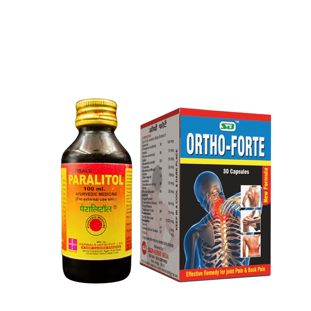 PARALITOL OIL 100ML & ORTHO FORTE CAPSULE - HEALTH AIM PHARMACY