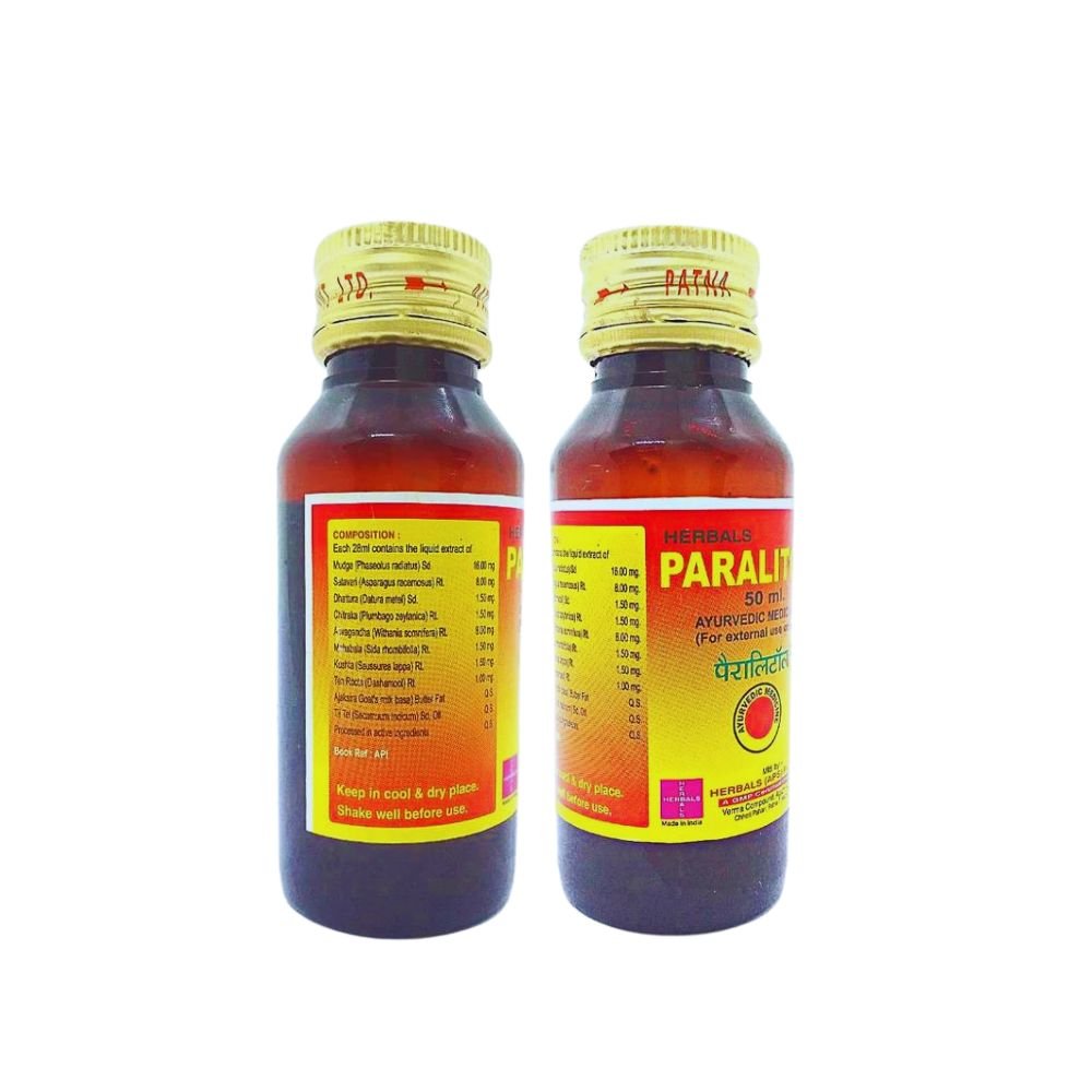 Paralitol Oil 50ml & Pain QR Plus 50 capsule - HEALTH AIM PHARMACY