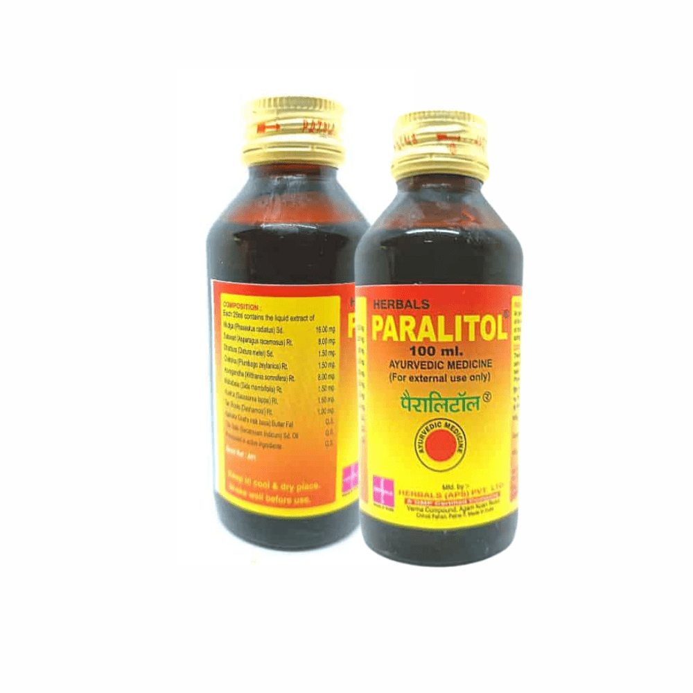 Paralitol Oil all kind off Pain Relief 100 ml.( pack of 4) - HEALTH AIM PHARMACY