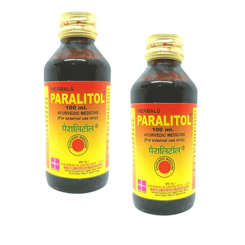 Paralitol Oil all kind off Pain Relief 100 ml.( pack of 4) - HEALTH AIM PHARMACY