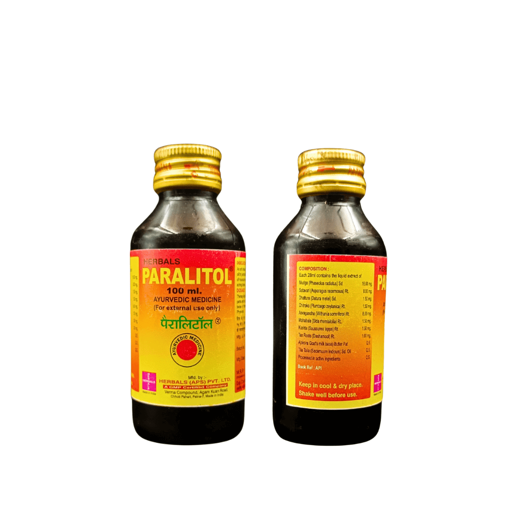 Paralitol oil, Pain - QR Oil & Tablet Relieves pain (Combo Pack) - HEALTH AIM PHARMACY