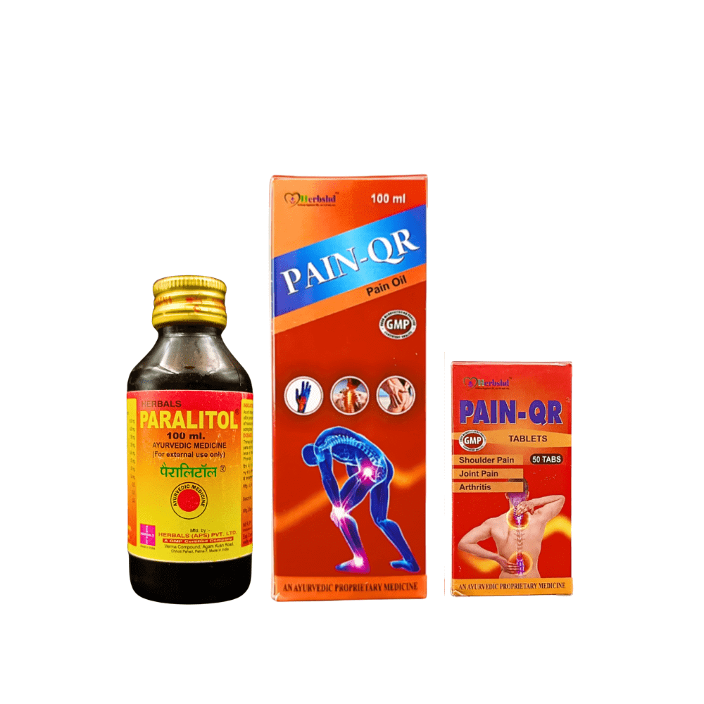 Paralitol oil, Pain - QR Oil & Tablet Relieves pain (Combo Pack) - HEALTH AIM PHARMACY