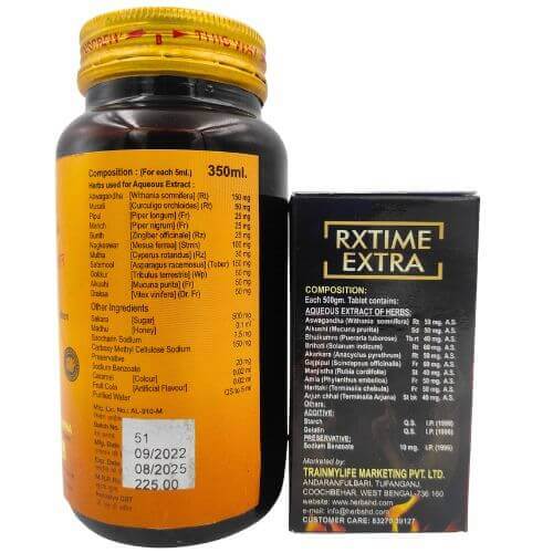 Paravine & Rxtime extra tables - HEALTH AIM PHARMACY