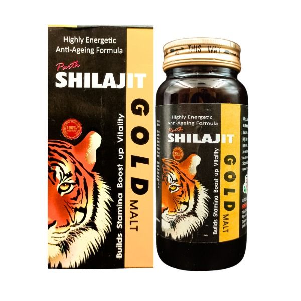 Parth Shilajit Gold Malt 400gm (Pack Of 2) For Stamina & Vitality - HEALTH AIM PHARMACY