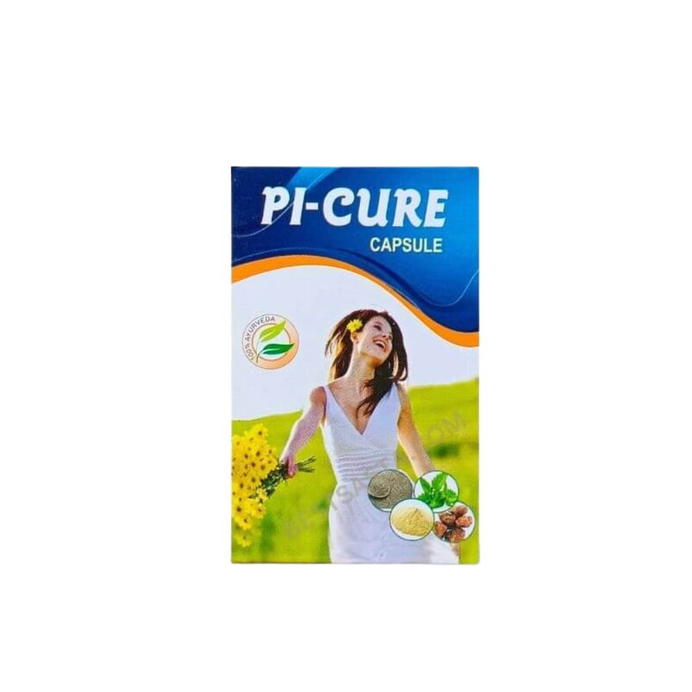Pi - Cure Capsule For Bleeding Piles 30's (pack of 3) - HEALTH AIM PHARMACY