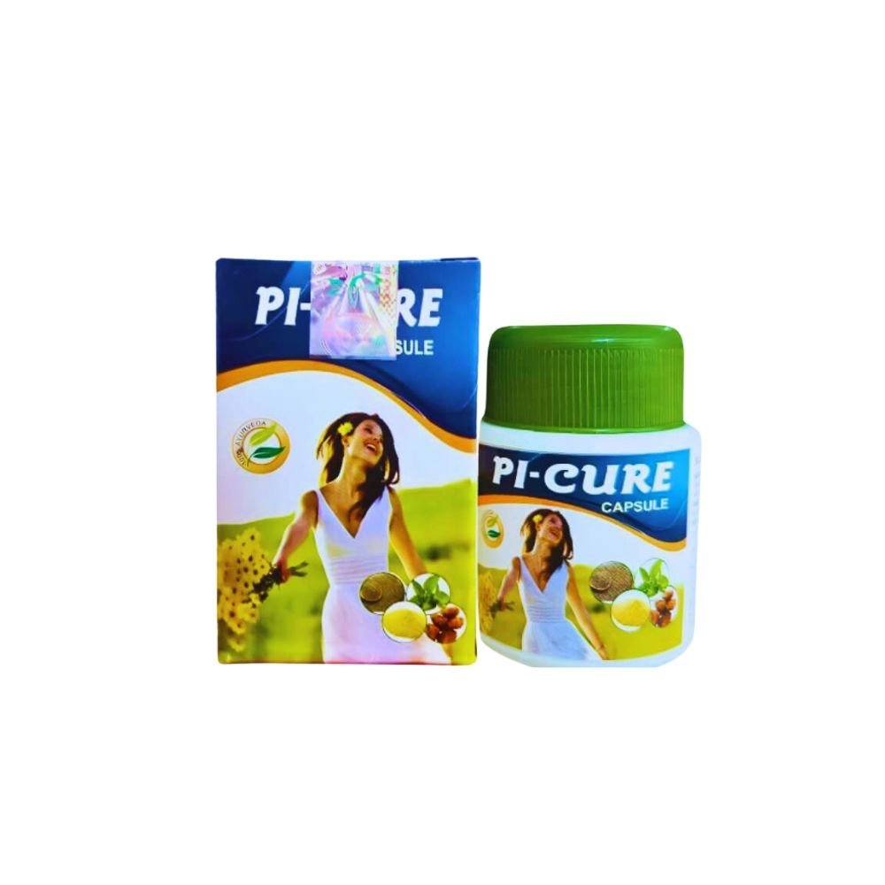 Pi - Cure Capsule For Bleeding Piles 30's (pack of 3) - HEALTH AIM PHARMACY