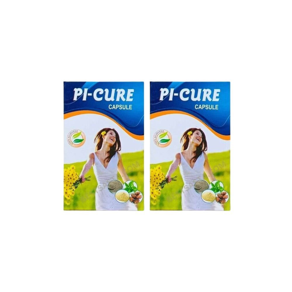 Pi - Cure Capsule For Bleeding Piles 30's (pack of 3) - HEALTH AIM PHARMACY