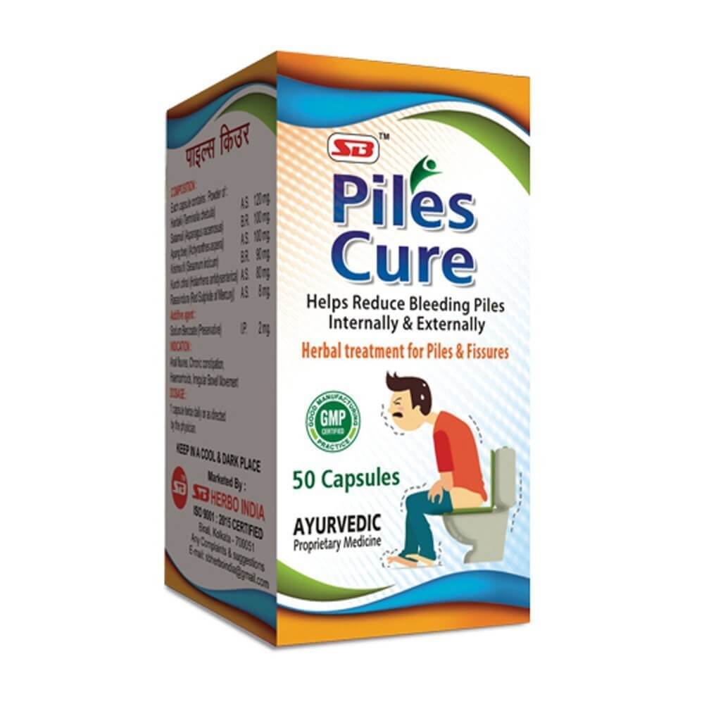 Piles cure 50 capsules pack of 3 - HEALTH AIM PHARMACY