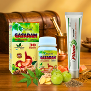 Pilum Ointment 30gm (Pack of 5) + Gasaram Capsule | Combo Pack - HEALTH AIM PHARMACY