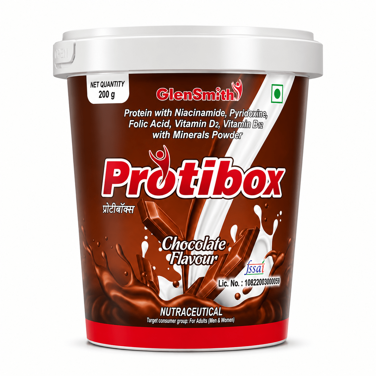 Protibox Powder, Chocolate Flavour, 200gm - HEALTH AIM PHARMACY