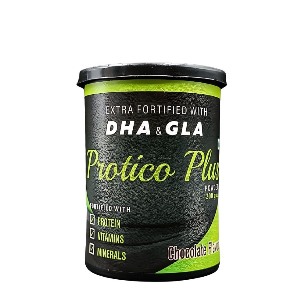 Protico Plus Powder 200 gm (Chocolate Flavour) - HEALTH AIM PHARMACY