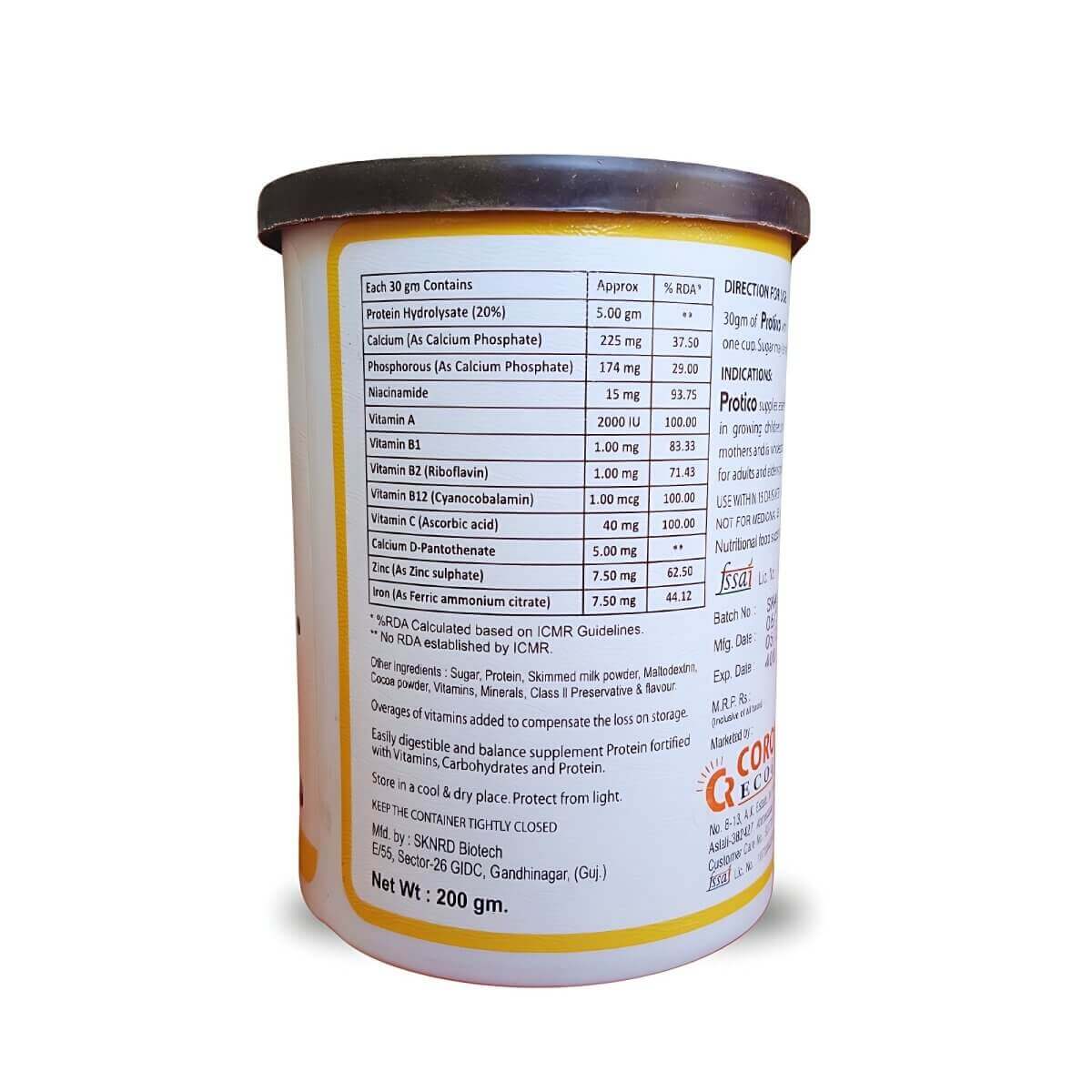 Protico Protein Powder 200g (pack of 2) - HEALTH AIM PHARMACY