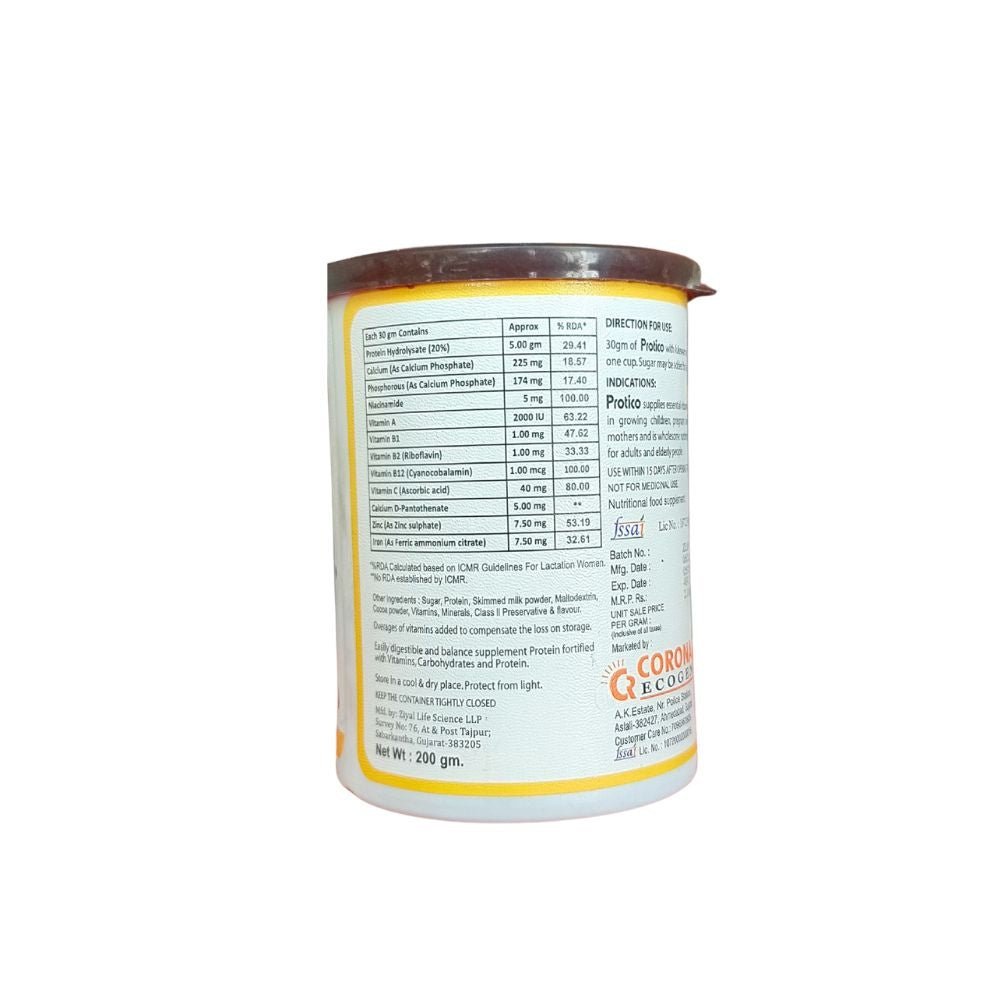 Protico protein Powder 200gm. - HEALTH AIM PHARMACY