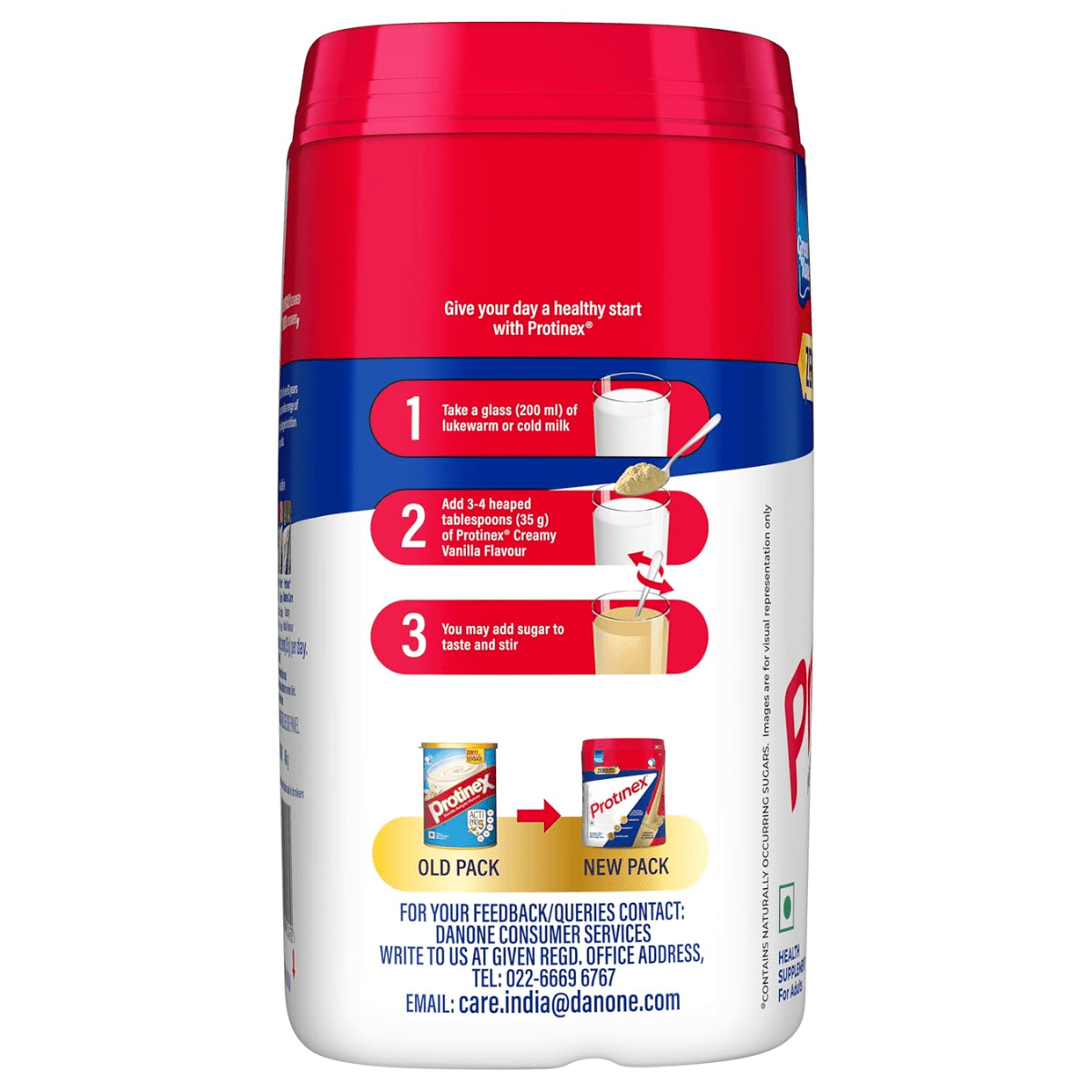 Protinex High Quality Protein | Nutritional Drink for Immunity & Strength Zero Added Sugar Creamy Vanilla Flavour | 400g - HEALTH AIM PHARMACY