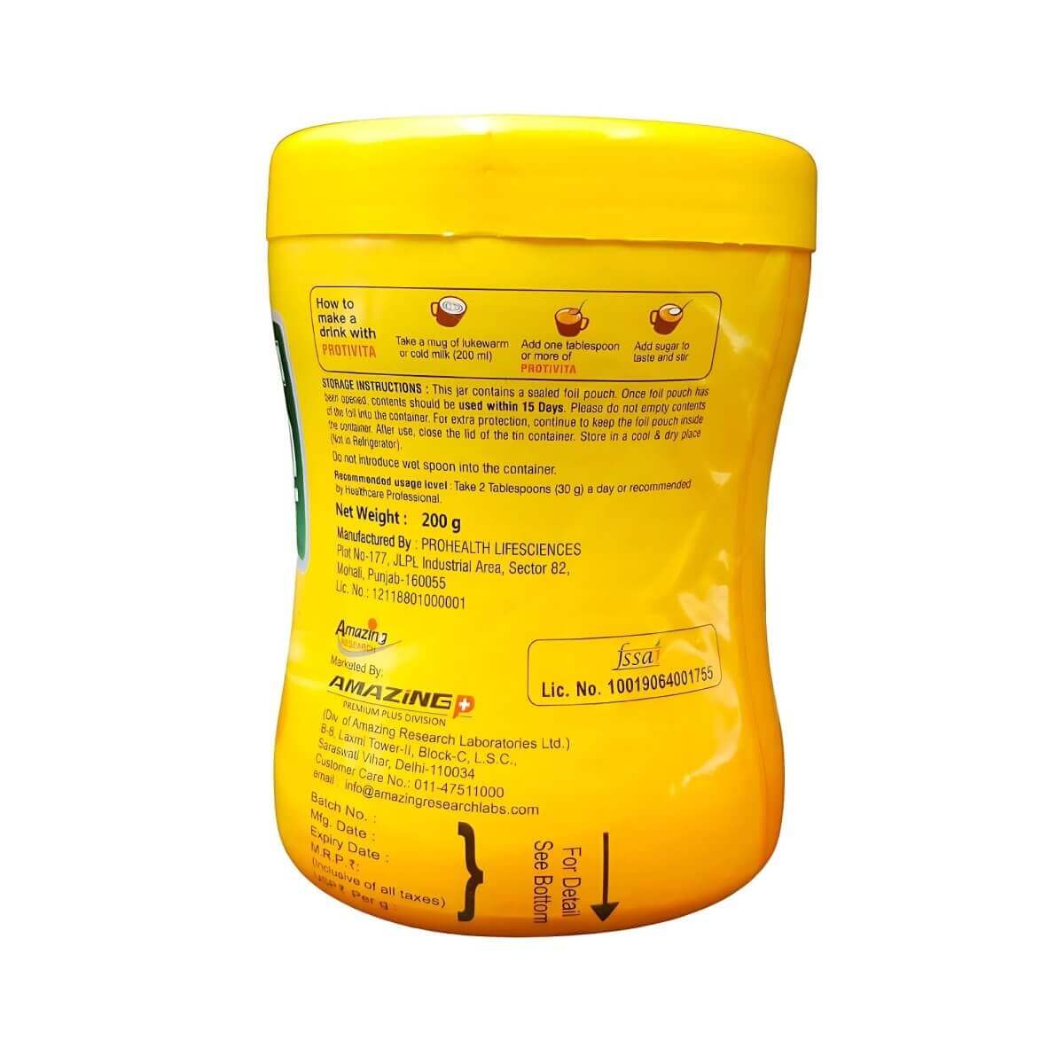 Protivita Protein Powder with Immunity Booster - HEALTH AIM PHARMACY