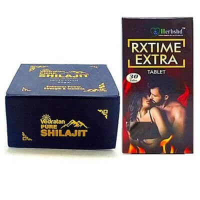 pure Shilajit & Rxtime Extra Tablet - HEALTH AIM PHARMACY