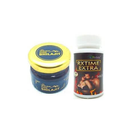 pure Shilajit & Rxtime Extra Tablet - HEALTH AIM PHARMACY