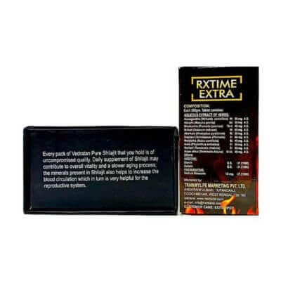 pure Shilajit & Rxtime Extra Tablet - HEALTH AIM PHARMACY