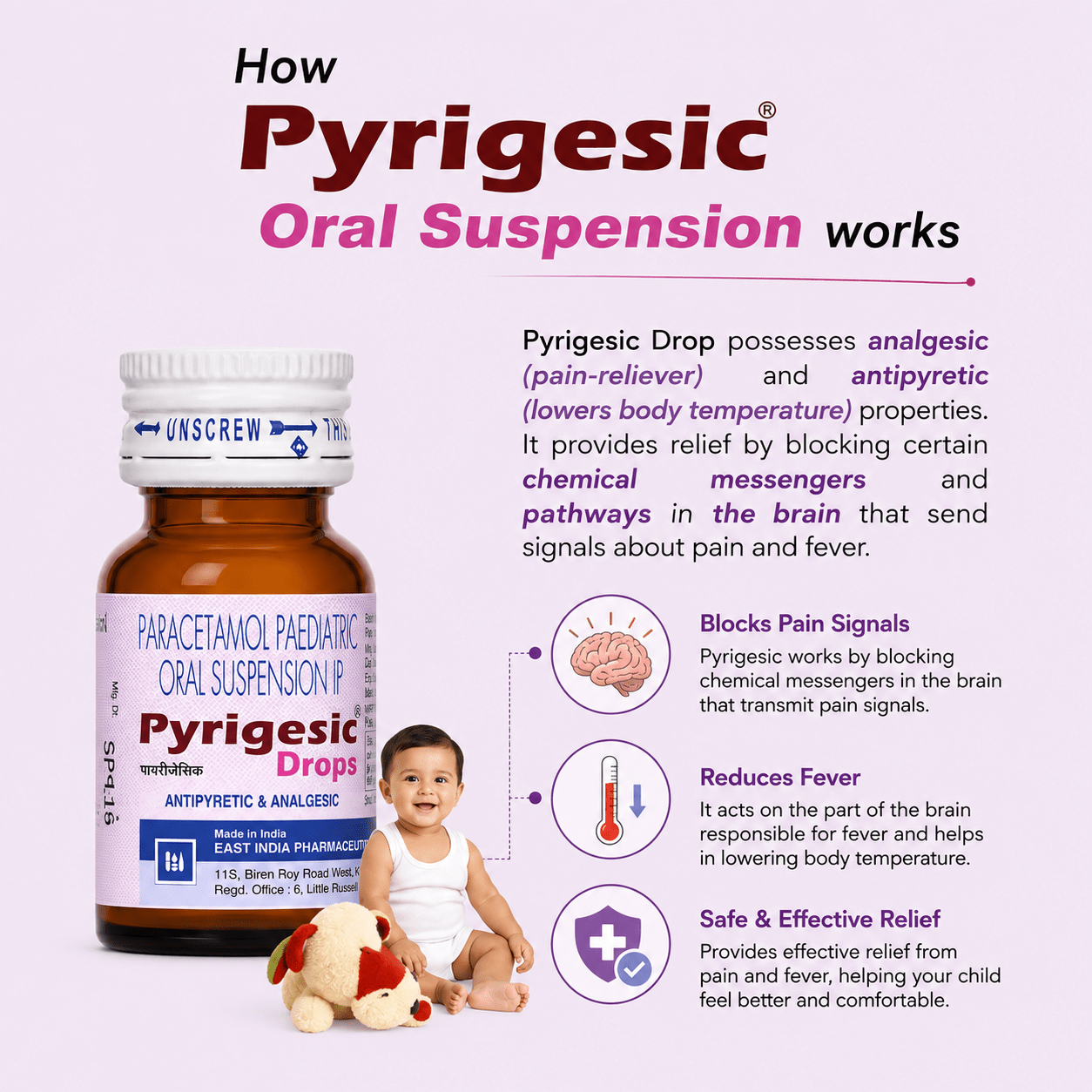 PYRIGESIC DROP 15ML - HEALTH AIM PHARMACY