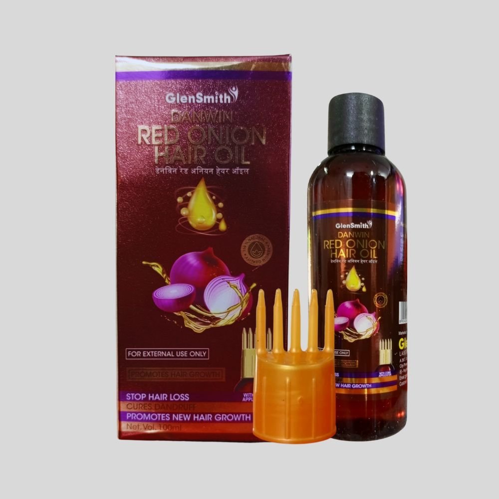 Red Onion Hair Oil & Danwin Red Onion Hair Shampoo (Combo Pack) - HEALTH AIM PHARMACY