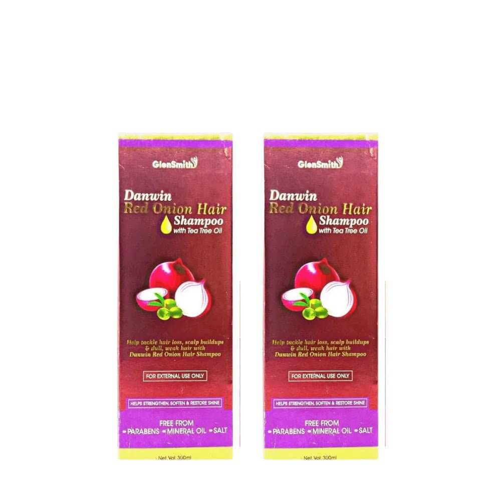 Reduces hair loss Red Onion Hair Shampoo ( pack of 2) - HEALTH AIM PHARMACY