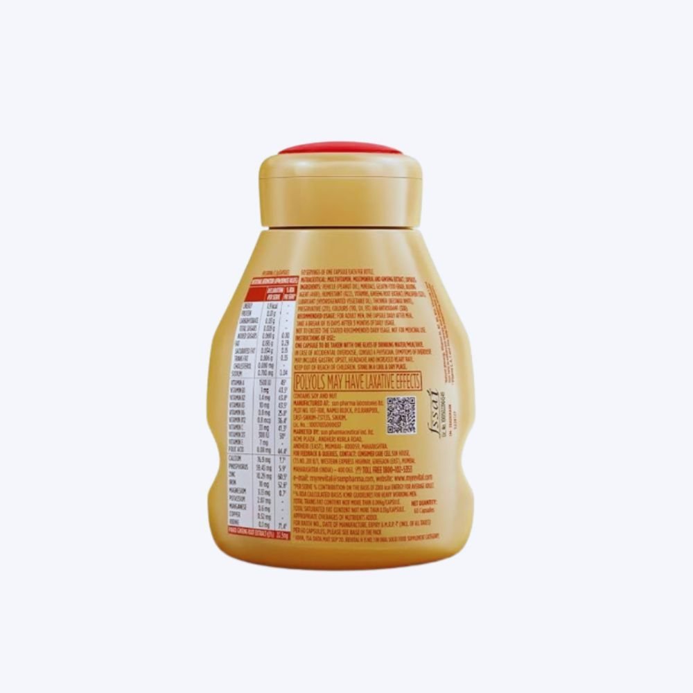 Revital H 60 caps for Men - HEALTH AIM PHARMACY