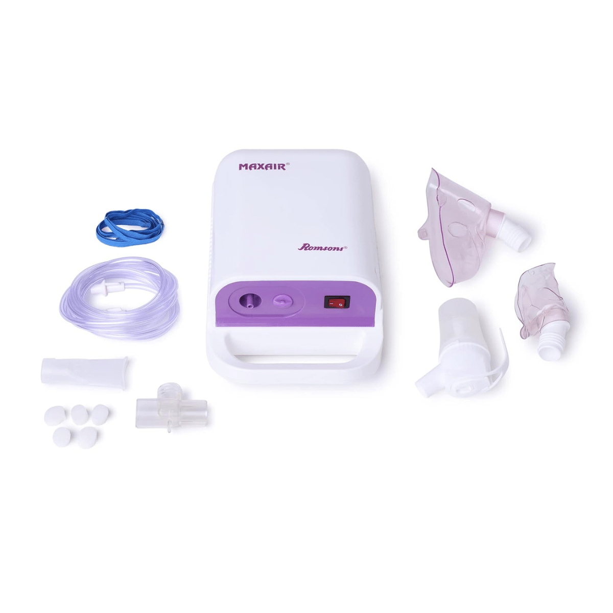 ROMSONS MAXAIR NEBULIZER COMPRESSOR SYSTEM 2 YEAR PRODUCT WARRANTY - HEALTH AIM PHARMACY