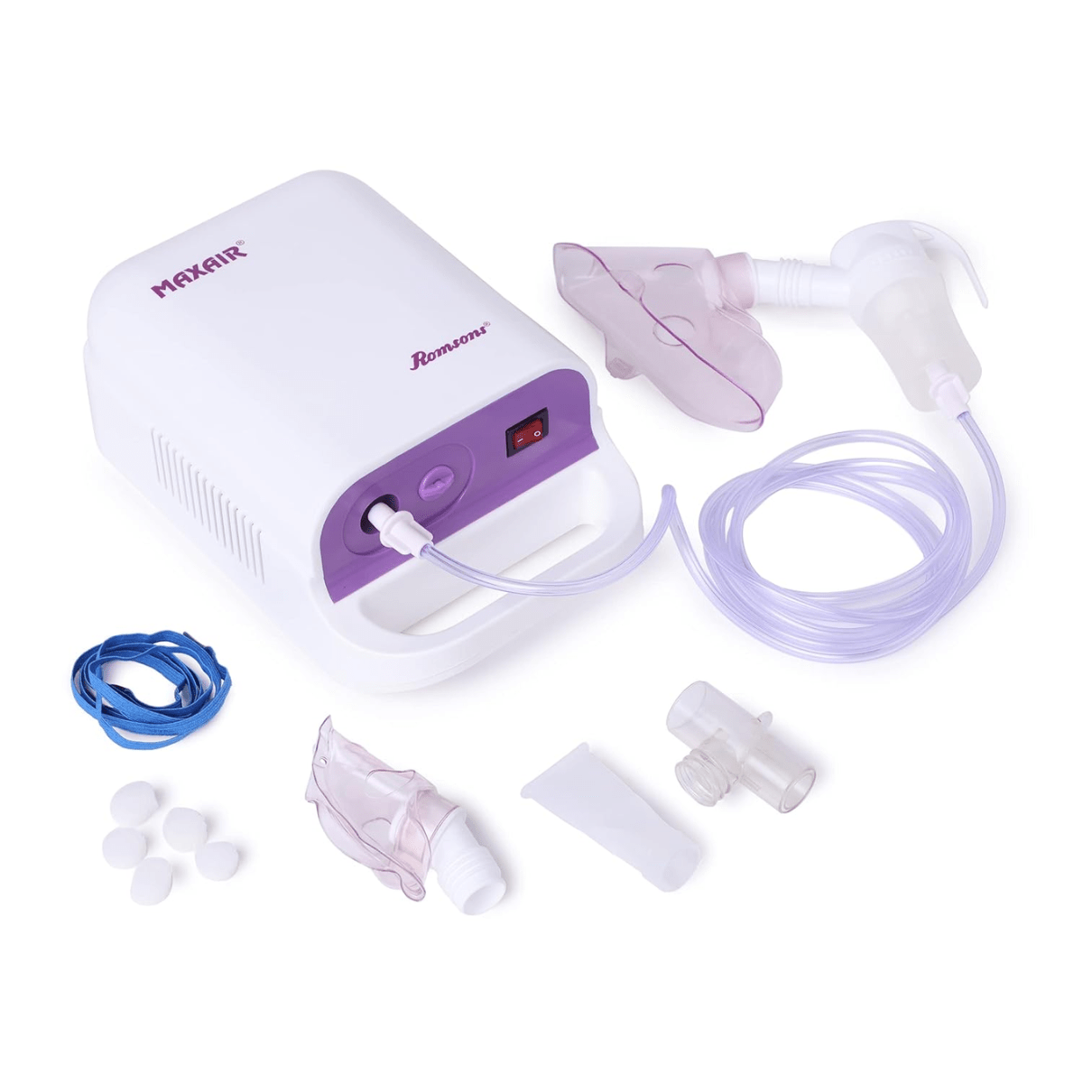 ROMSONS MAXAIR NEBULIZER COMPRESSOR SYSTEM 2 YEAR PRODUCT WARRANTY - HEALTH AIM PHARMACY