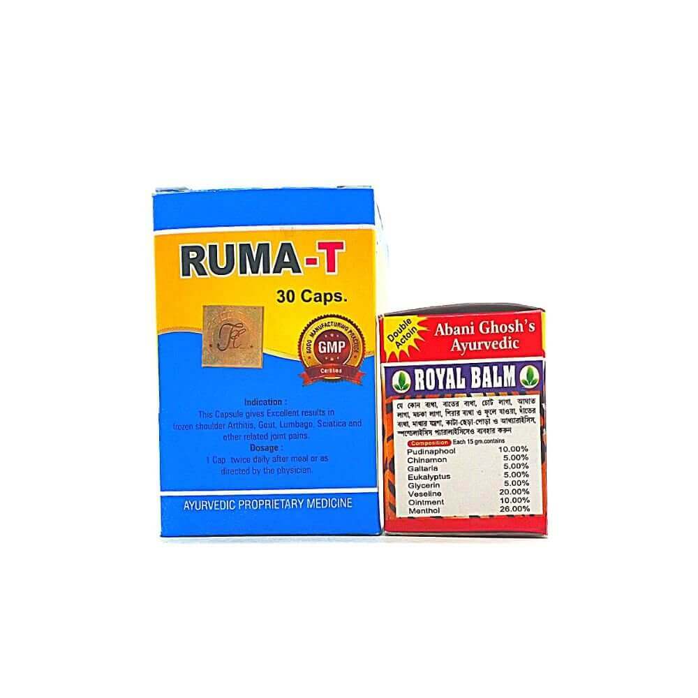 RUMA - T CAPSULE & ROYAL BALM (COMBO PACK ) - HEALTH AIM PHARMACY