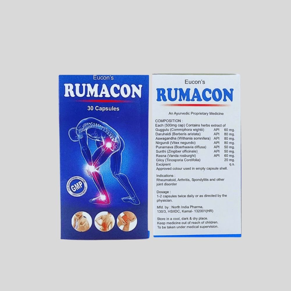 RUMACON 30 Capsules FOR Joint Relief Arthritis (PACK 2) - HEALTH AIM PHARMACY