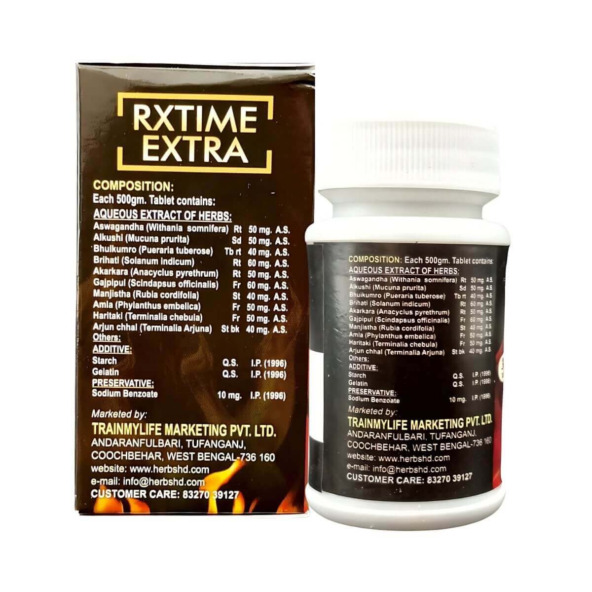 Rxtime extra tablet & Coq - 10 capsule (Combo Pack) For quick ejaculation - HEALTH AIM PHARMACY
