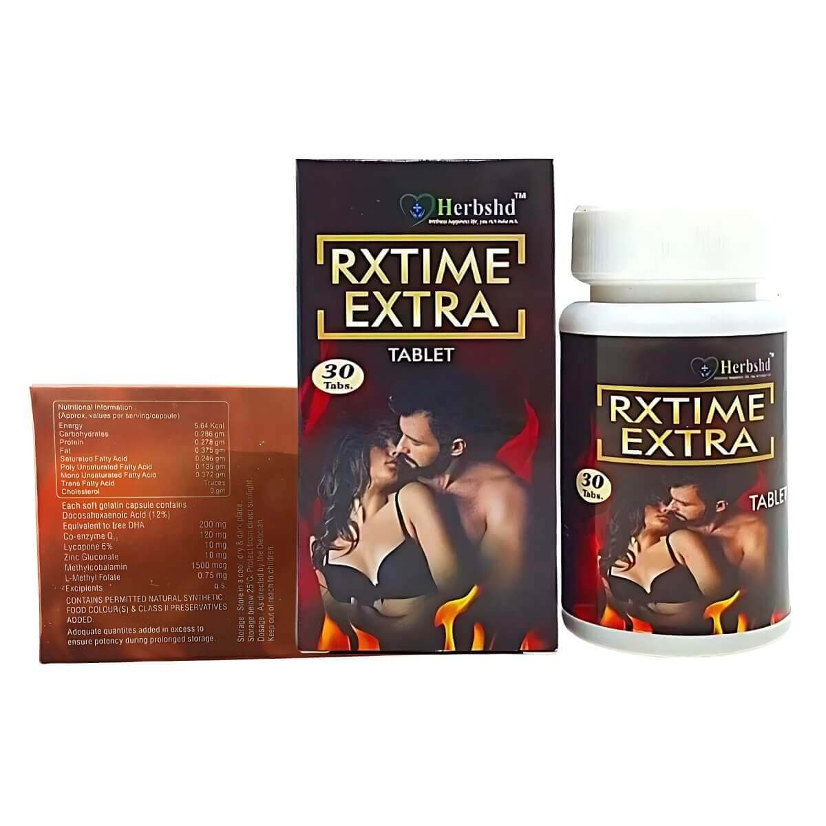 Rxtime extra tablet & Coq - 10 capsule (Combo Pack) For quick ejaculation - HEALTH AIM PHARMACY